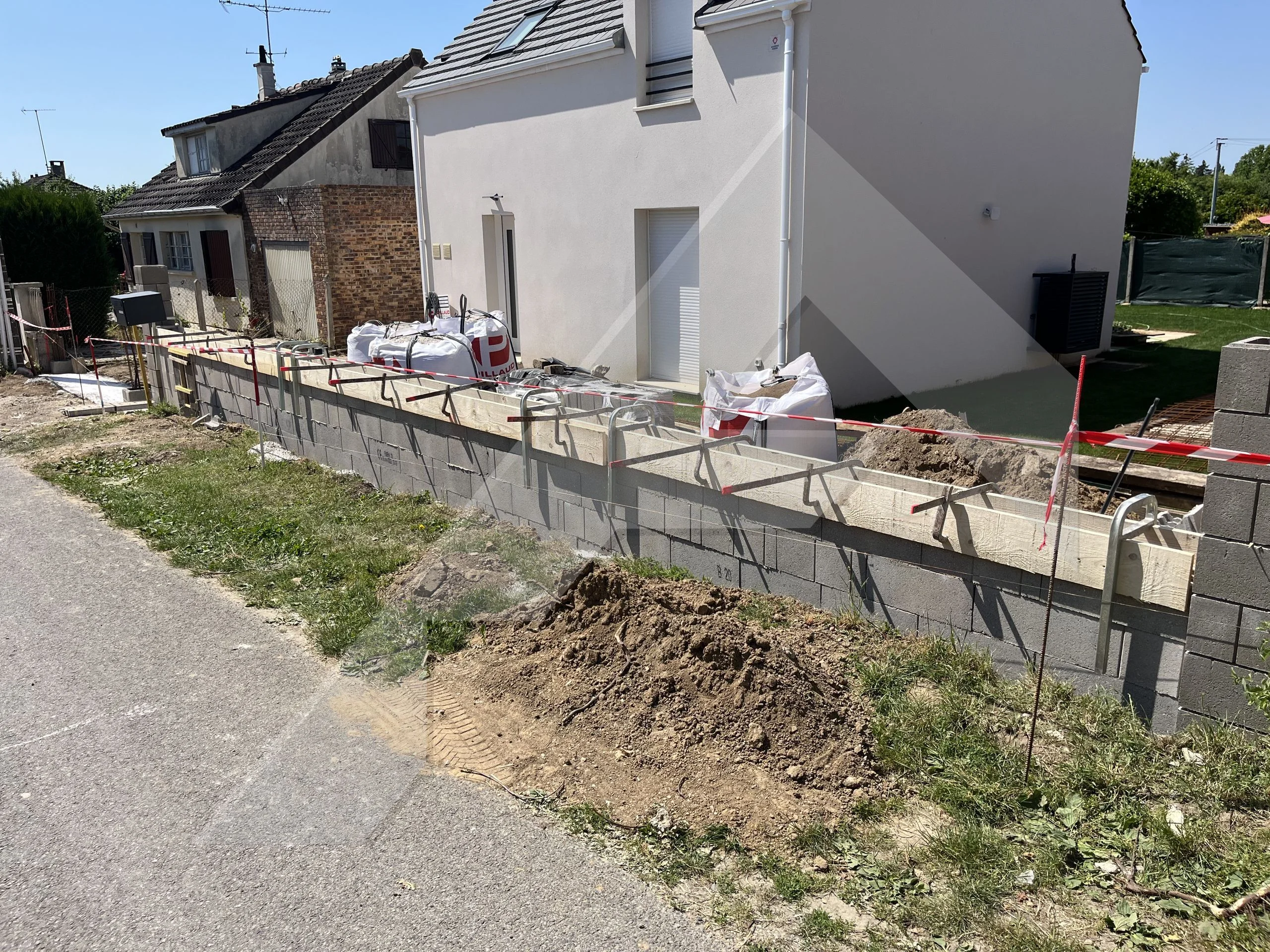 Mur bancher & clôture