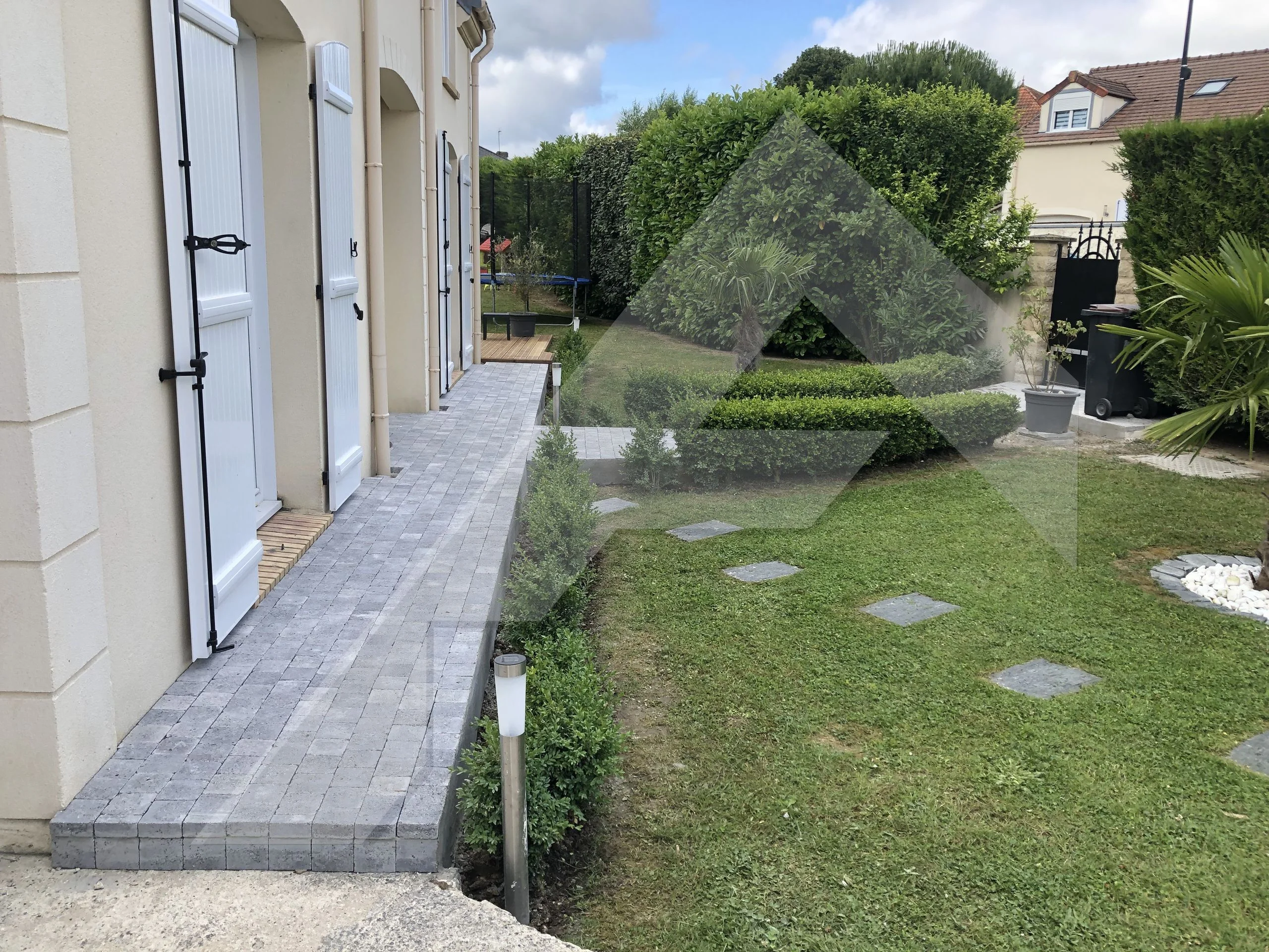 Pose de pavés