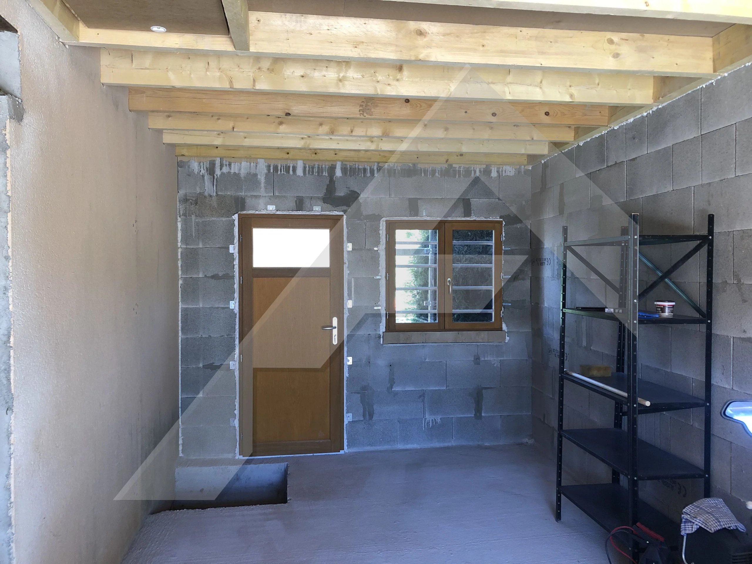 Construction d'un garage