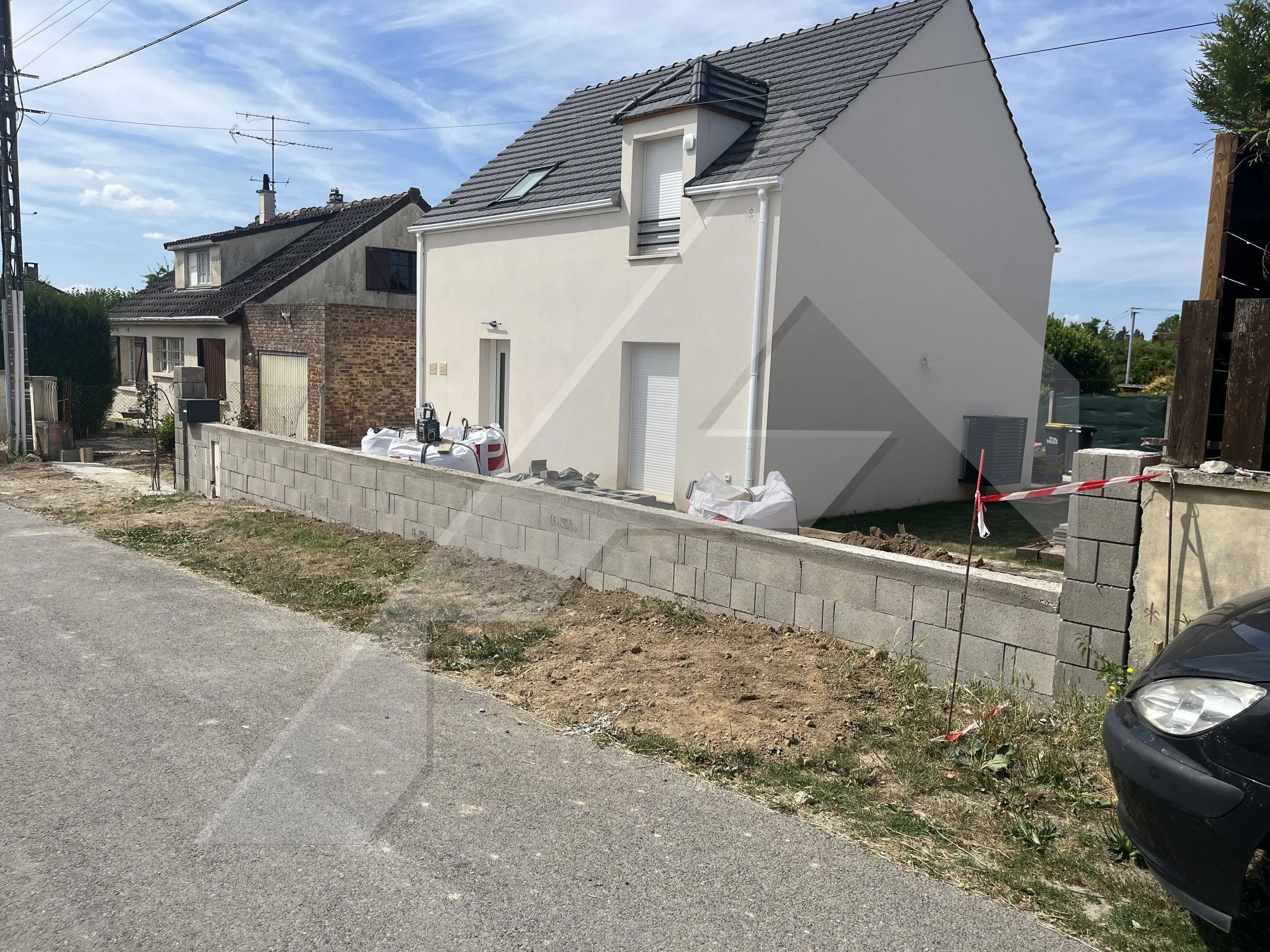 Mur bancher & clôture