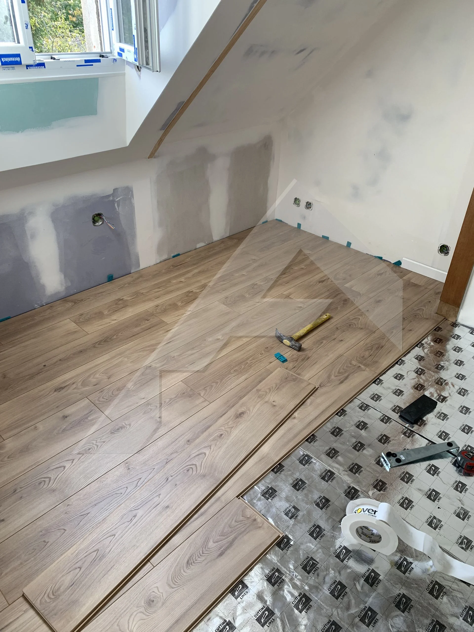 Pose de parquet